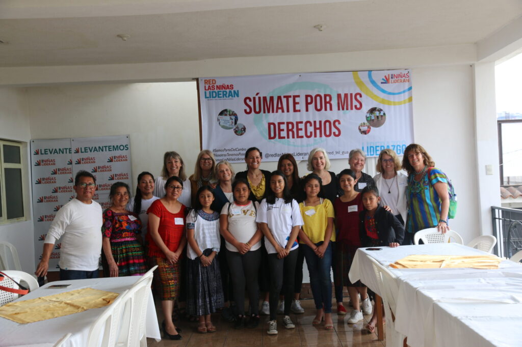 Rise Up Leadership Council members and girl leaders in Guatemala.