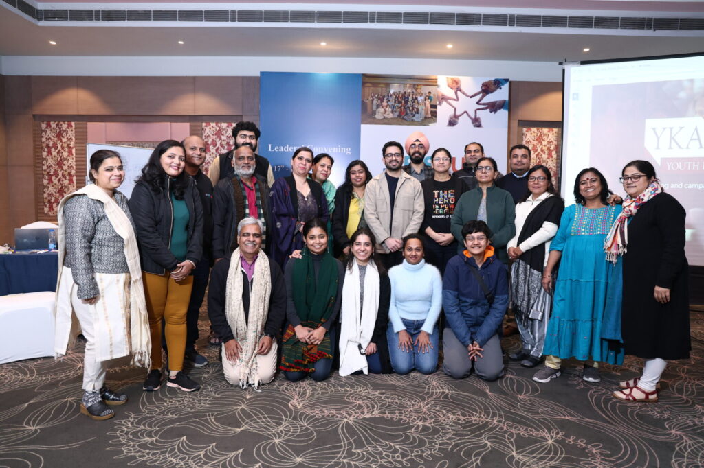 Rise Up Leaders and global team members at Delhi Convening in January 2024. 
